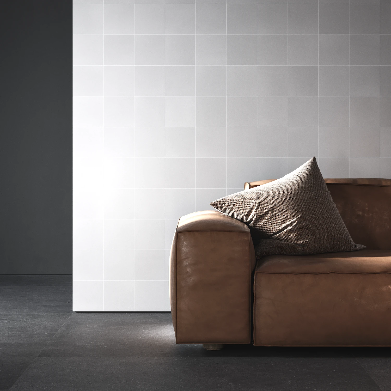 Azulejo blanco • Serie Urban 15x15 Blanco Revestimiento de pared con azulejos blanco natural para arquitectura