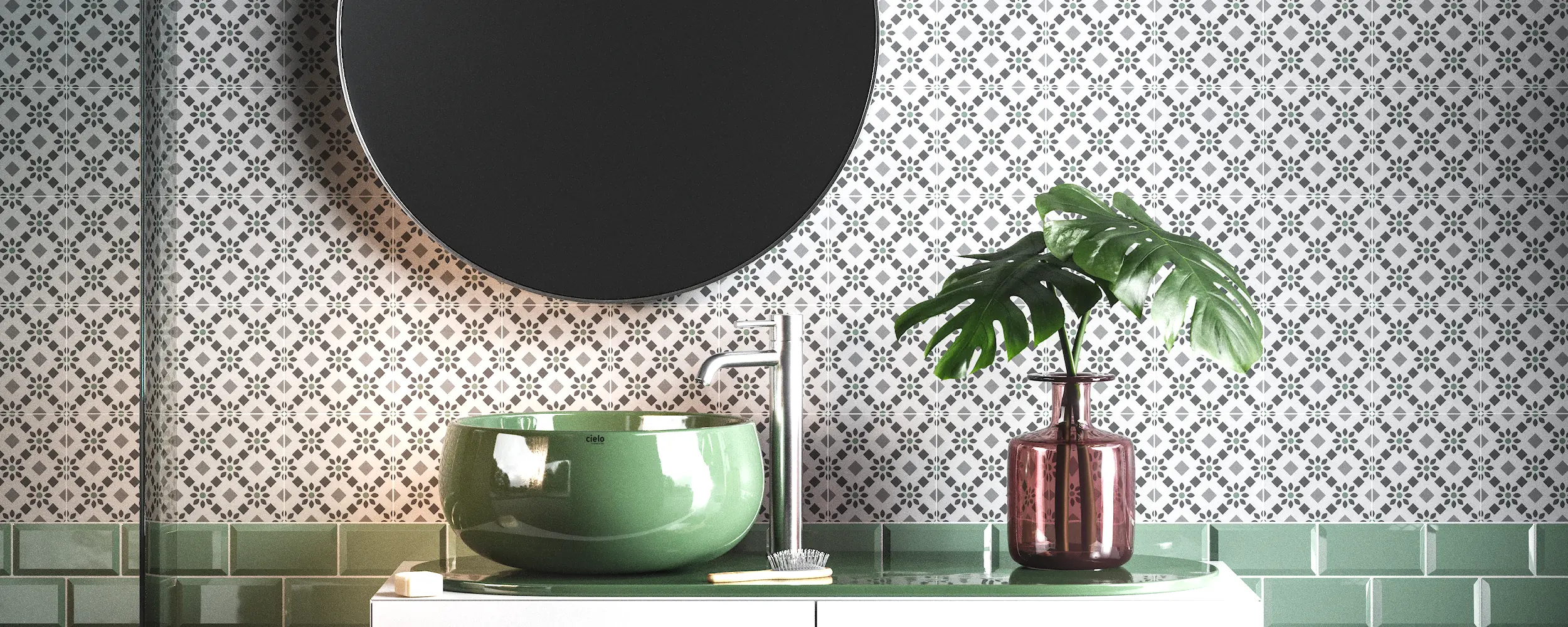 Revestimientos baño y cocina: Textura mate artesanal