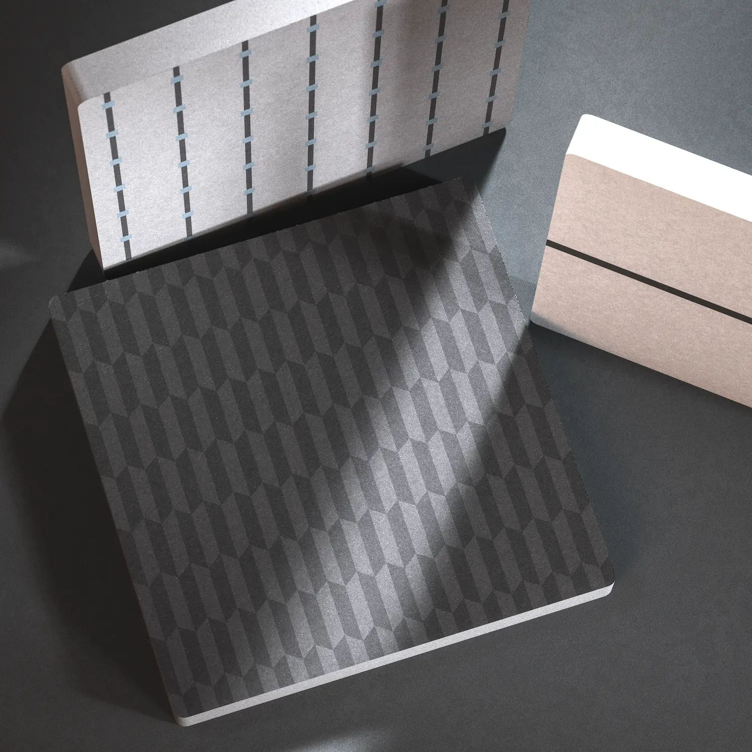 Detalle técnico azulejo todo masa Detalle de azulejo hidráulico de materia todo masa con pigmentos integrados en el cemento