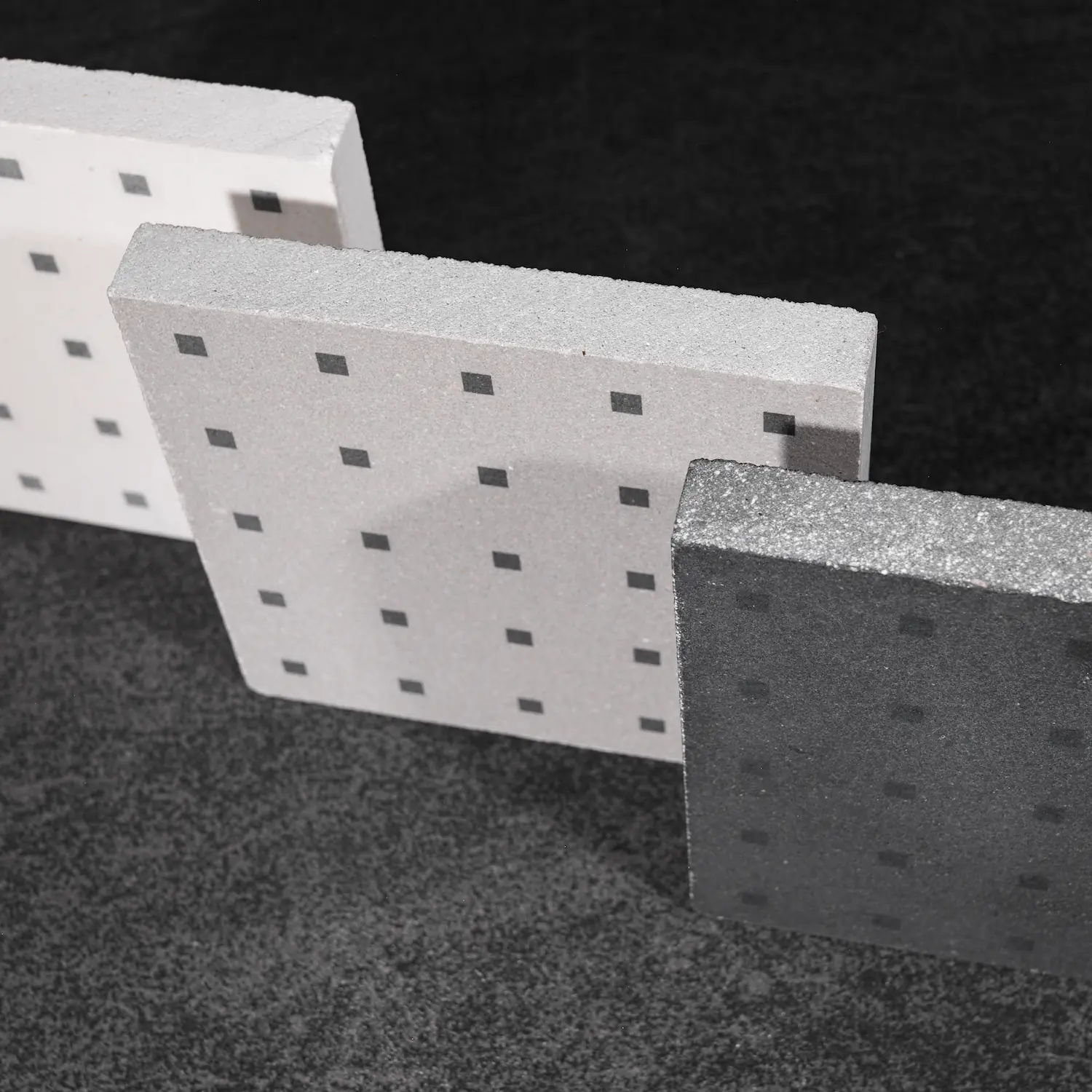 Detalle técnico de azulejos todo masa Dgeum Sección técnica de azulejos de microcemento todo masa Dgeum