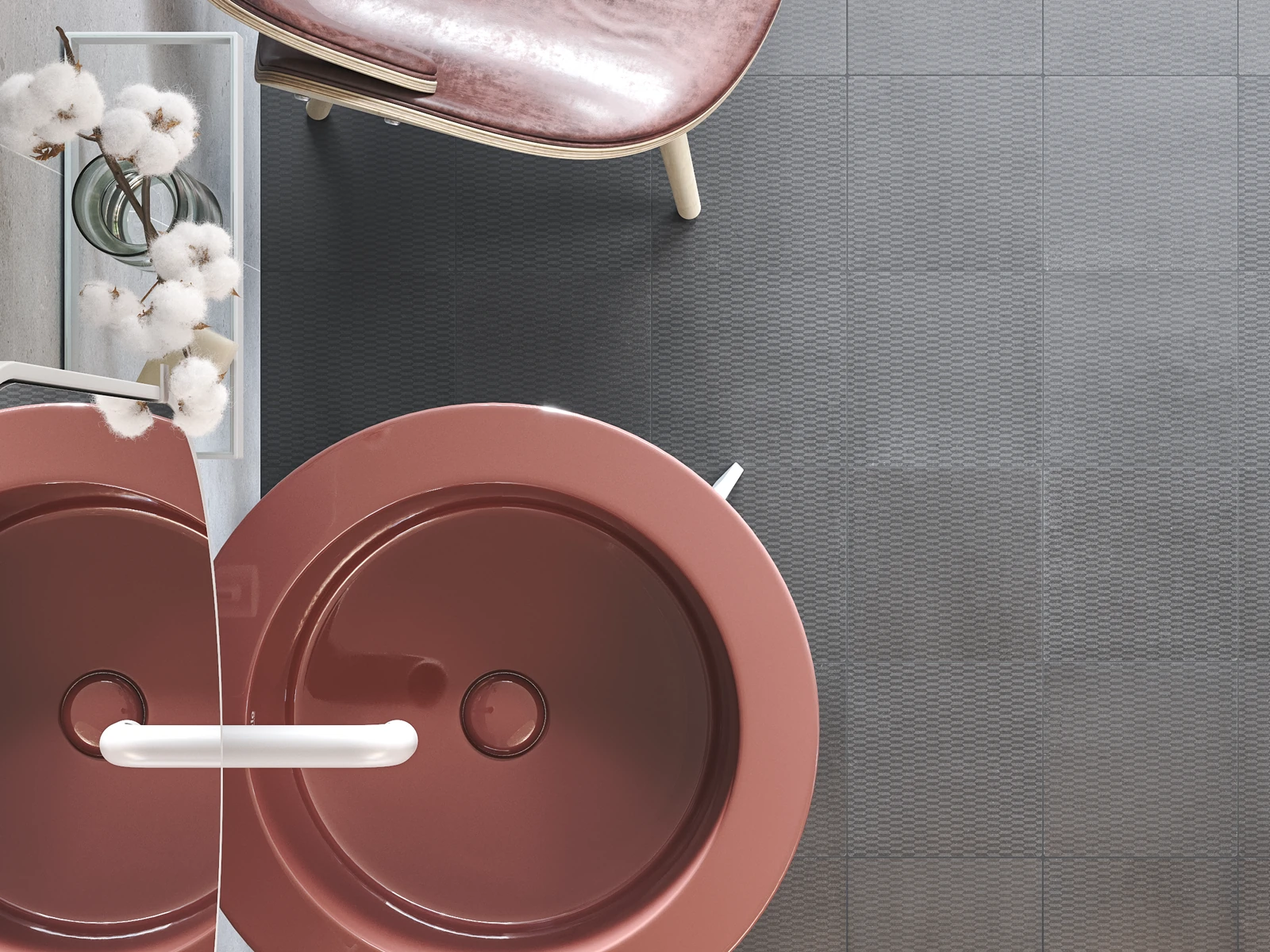 Dgeum | Pavimento de baño con azulejos de diseño Pavimento de baño de diseño con azulejos de cemento