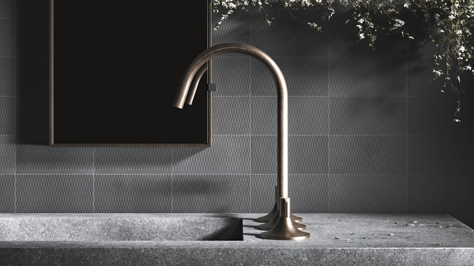 Revestimiento de pared interior exclusivo de azulejos de cemento